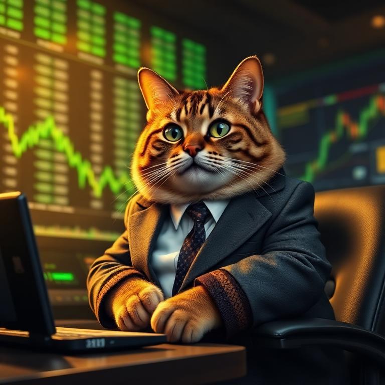 Ate trading at 3am in a tiny suit